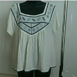 Free people NWT ivory top size M